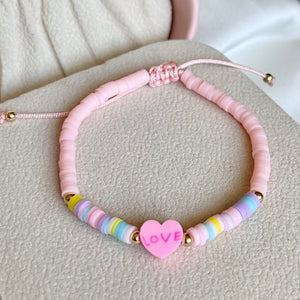Pulsera Fimo Love.