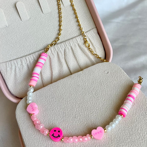 Collar Fimos Pink.