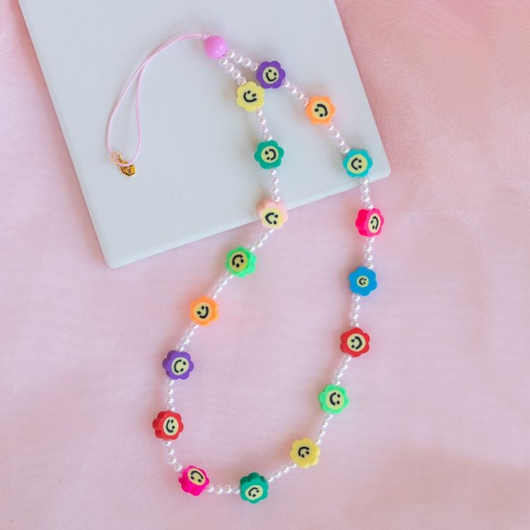 Strap de flores perlas.